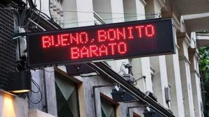 Bueno, Bonito y Barato